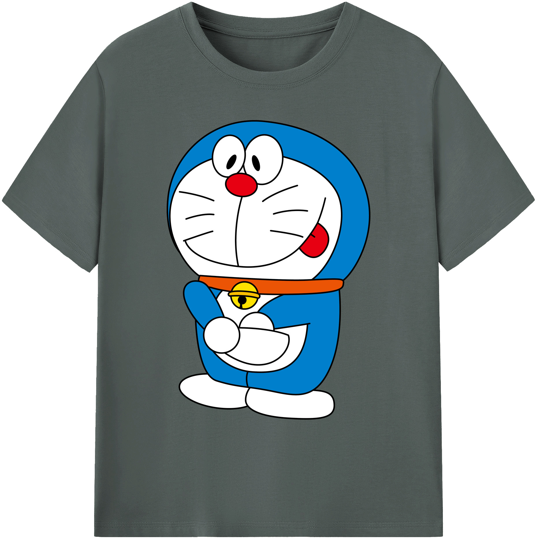 （画像用） ドラえもん Doraemon 綿100％ メンズ半袖Tシャツ｜肌触りやわらか＆通気性